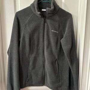 Columbia Charcoal Fleece Jacket Women’s Medium